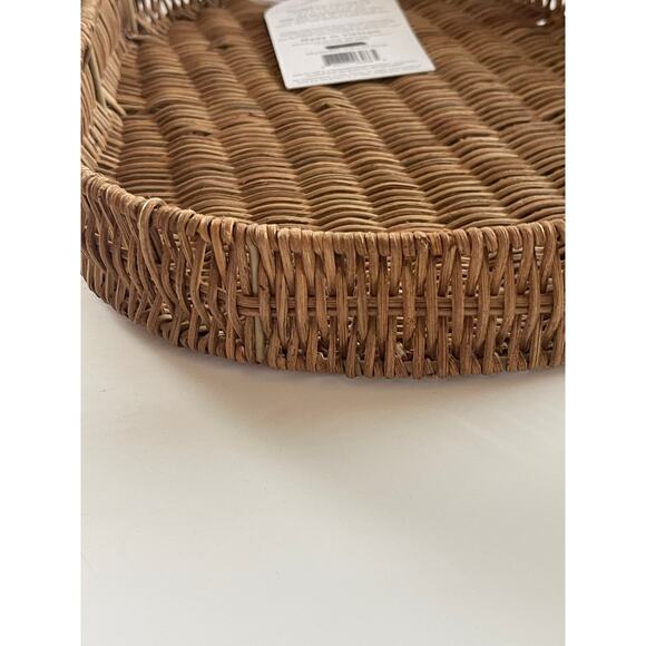 Pear Shaped Rattan Serving Tray SDS FOR HD - Picture 3 of 5